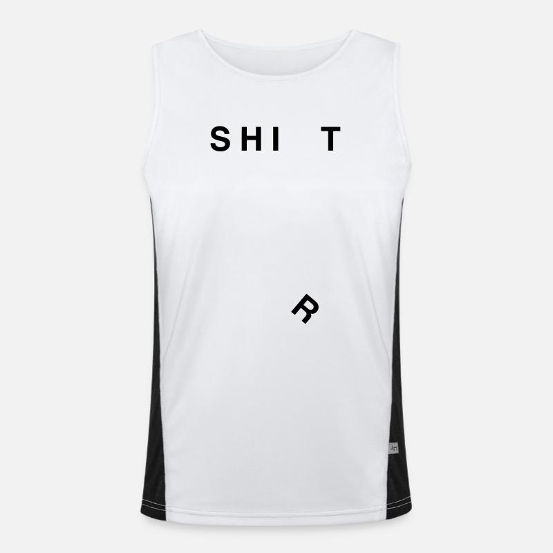 Shit Funktionelles Kontrast-Tank Top für Männer 