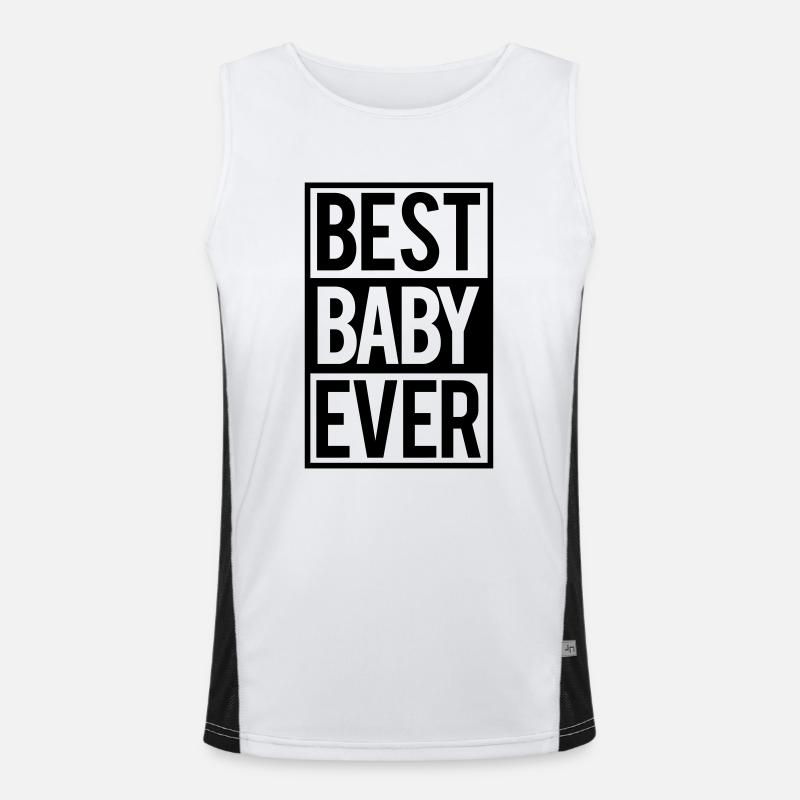best baby ever Funktionelles Kontrast-Tank Top für Männer 