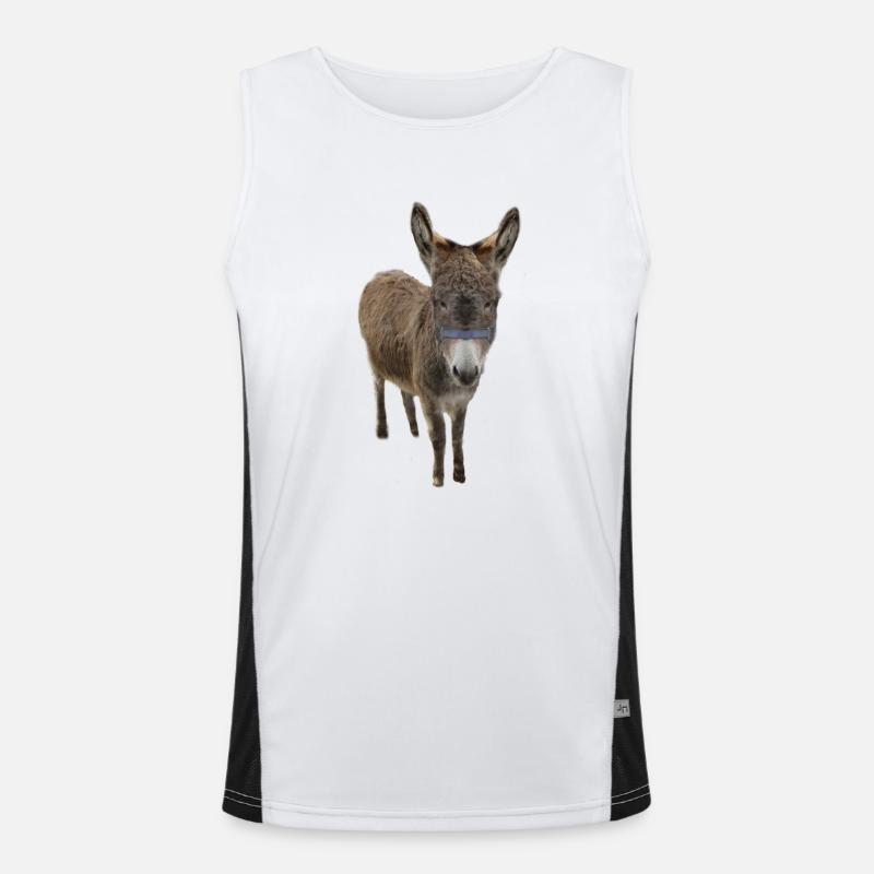 esel Funktionelles Kontrast-Tank Top für Männer 