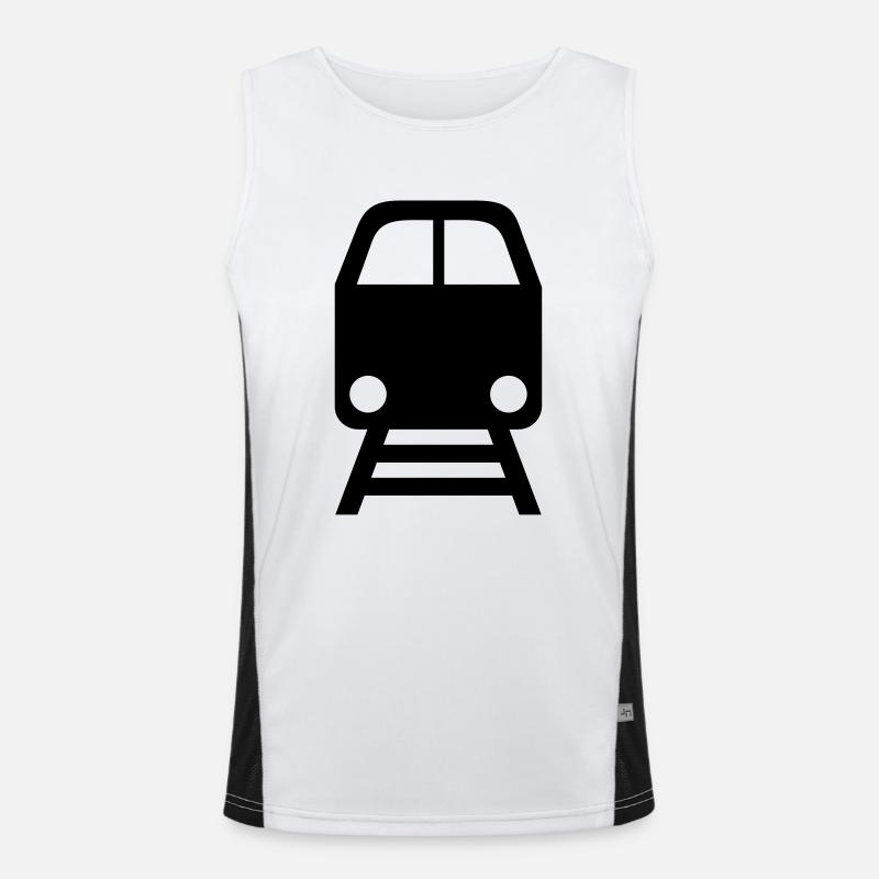 Zug Funktionelles Kontrast-Tank Top für Männer 