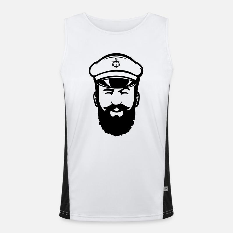 Captain Men's Functional Contrast Tank Top 