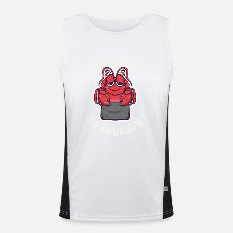 Who's Your Crawdaddy Kawaii Crawfish Boil Funktionelles Kontrast-Tank Top für Männer 