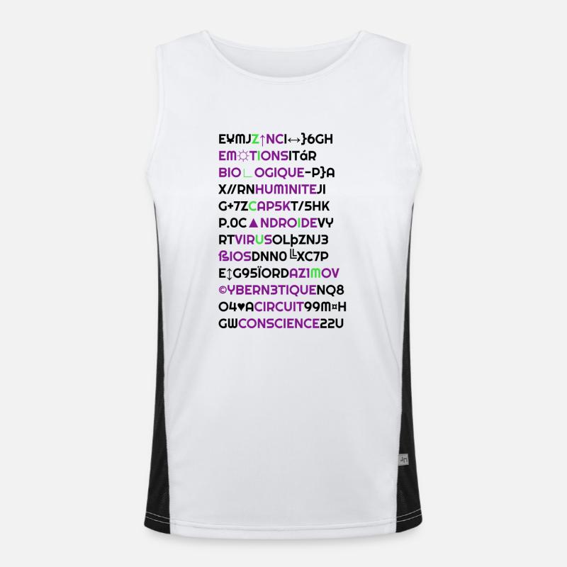 Zilicium's Androide Débardeur respirant contrasté Homme 