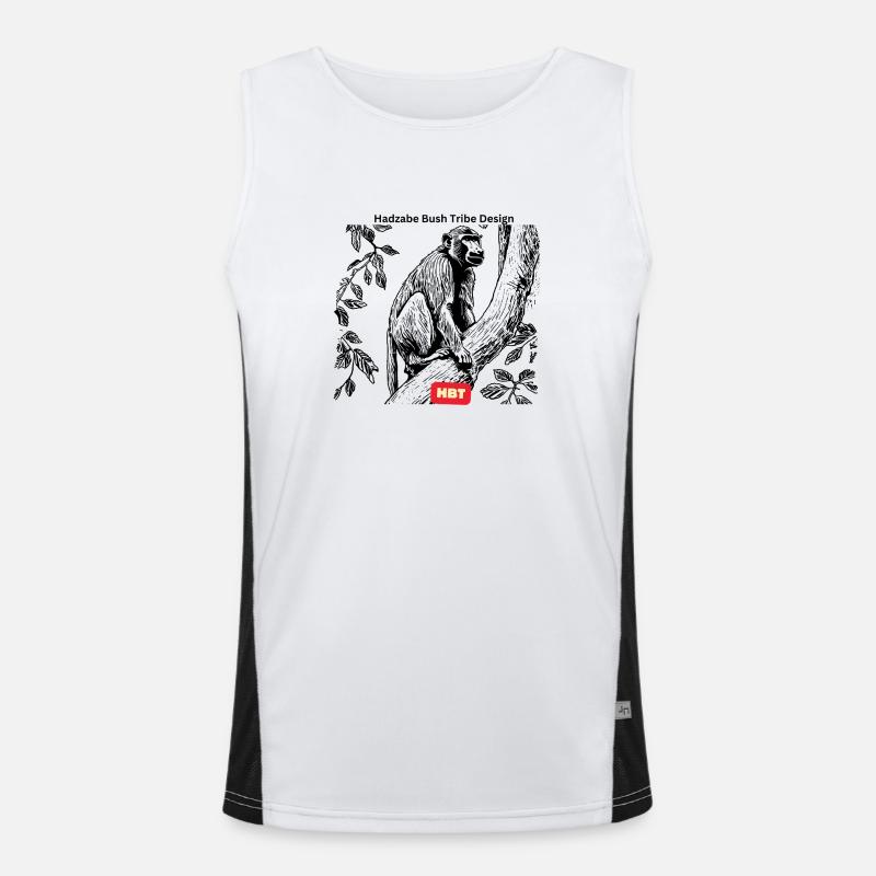 LGBT Monkey Men's Functional Contrast Tank Top 