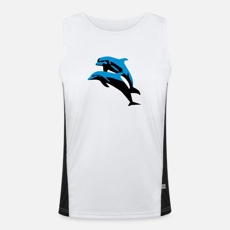 Dolphins - dauphins Débardeur respirant contrasté Homme 