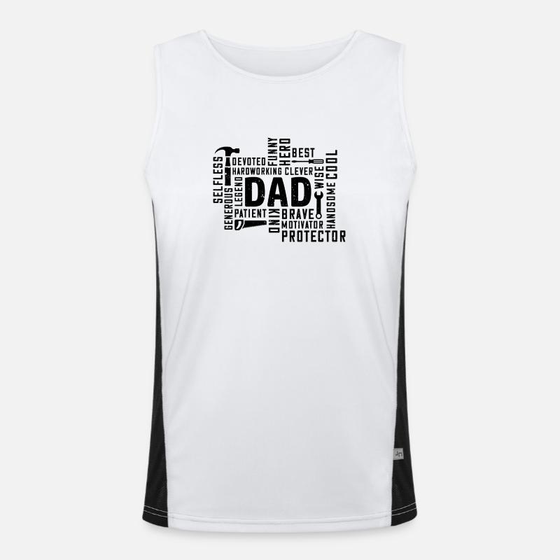 Papa Débardeur respirant contrasté Homme 