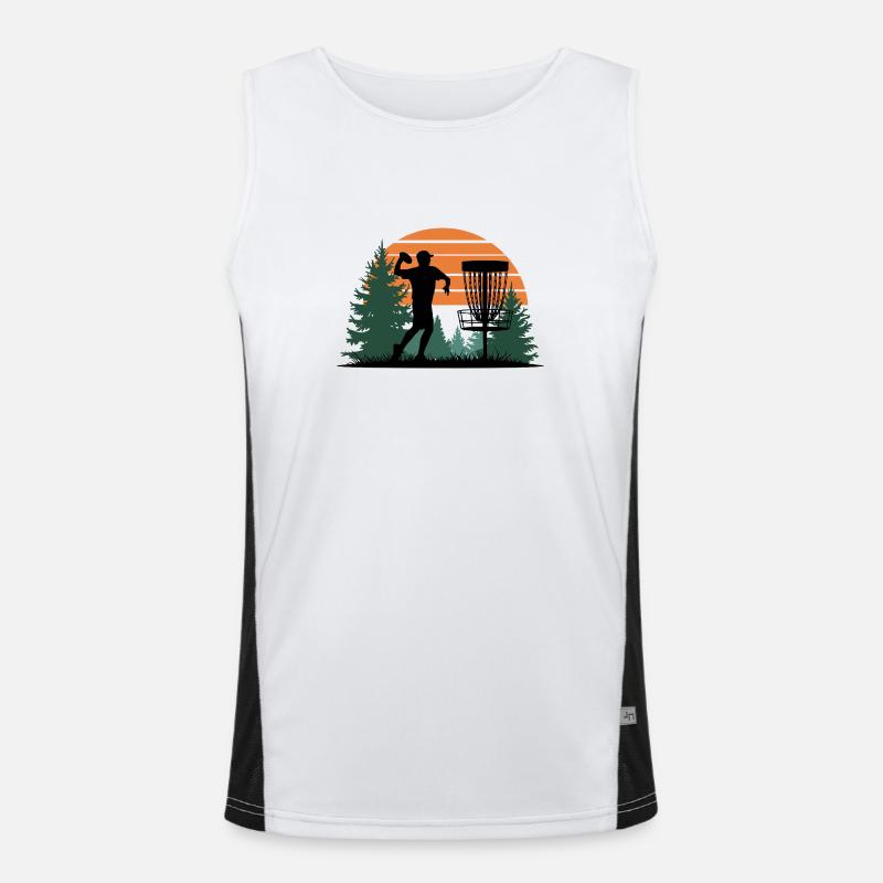 Disc Golf Men's Functional Contrast Tank Top 