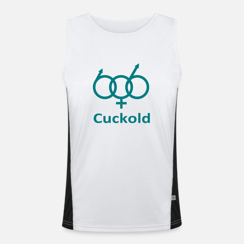 cuckold Men's Functional Contrast Tank Top 