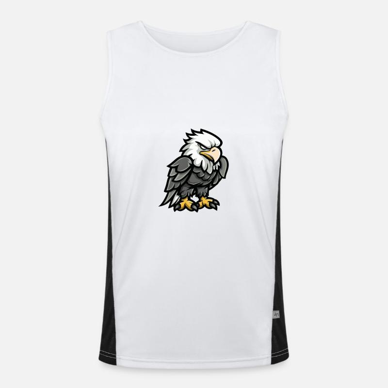 Adler Comic Funktionelles Kontrast-Tank Top für Männer 