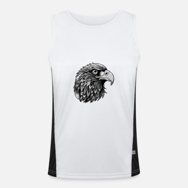 Eagle Head Men's Functional Contrast Tank Top 