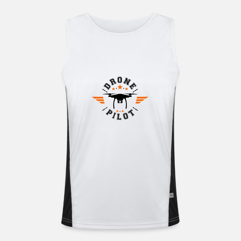 Pile de drones Débardeur respirant contrasté Homme 