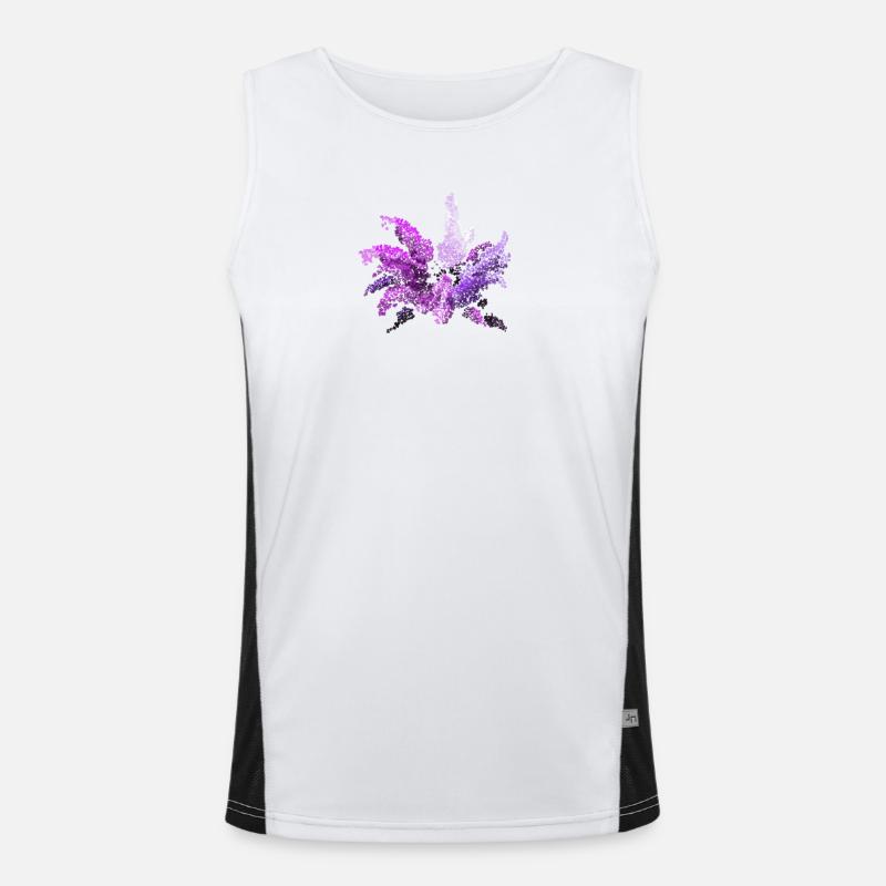 Lilac Men's Functional Contrast Tank Top 