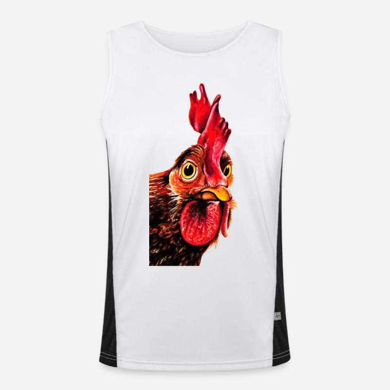 Rooster Herbert Men's Functional Contrast Tank Top 