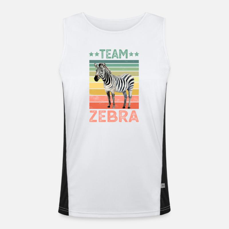 Zebra Men's Functional Contrast Tank Top 