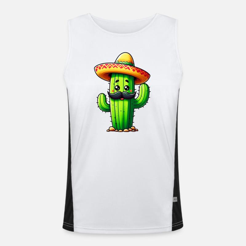 Cactus Débardeur respirant contrasté Homme 