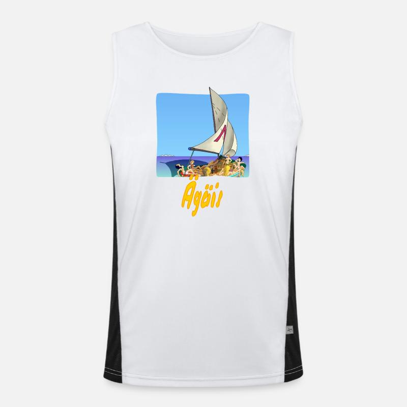 Mer Égée Débardeur respirant contrasté Homme 