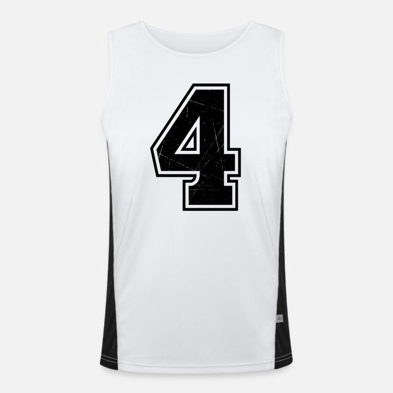 four Men's Functional Contrast Tank Top 