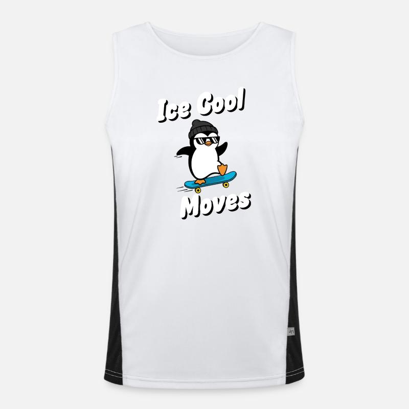 Cool Moves Penguin Men's Functional Contrast Tank Top 