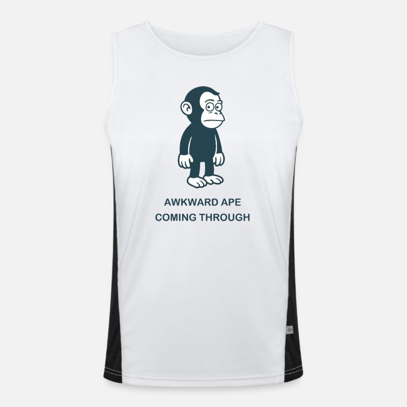 Introvert - Coming through Men's Functional Contrast Tank Top 