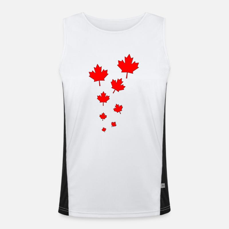canada style Men's Functional Contrast Tank Top 