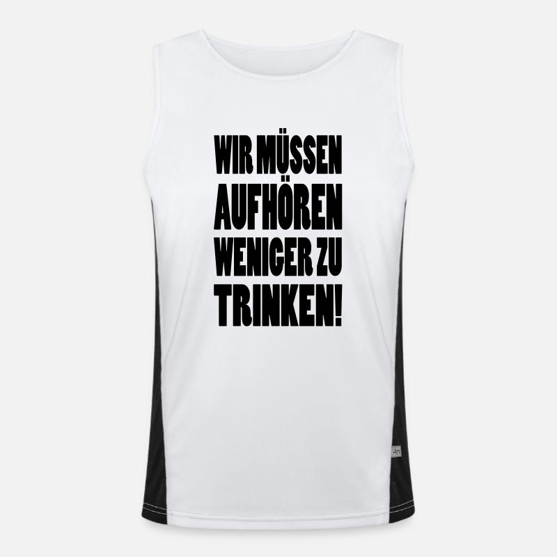 alcohol Men's Functional Contrast Tank Top 
