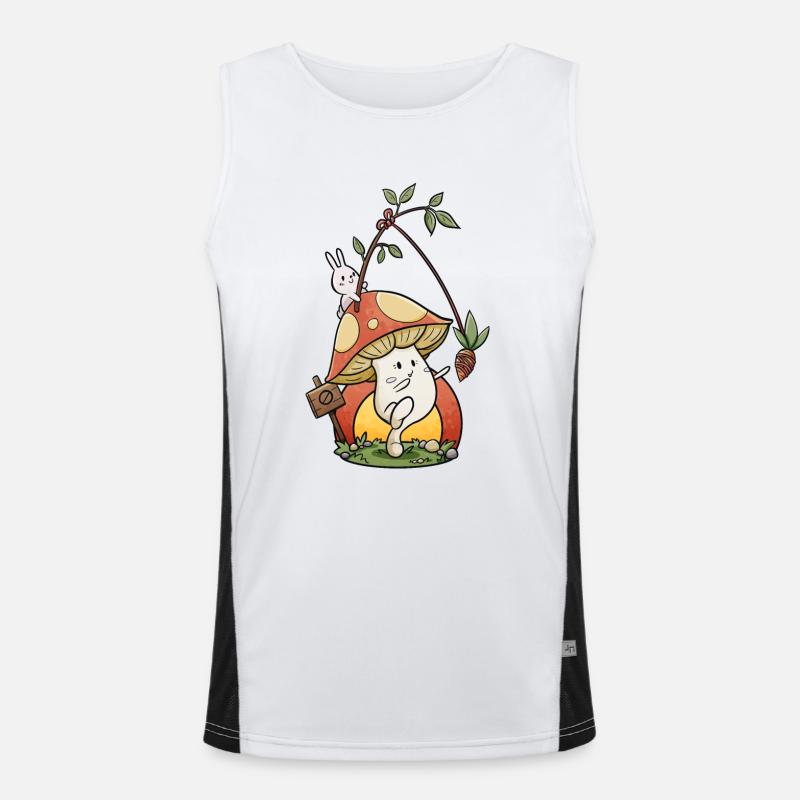 Champignon Débardeur respirant contrasté Homme 