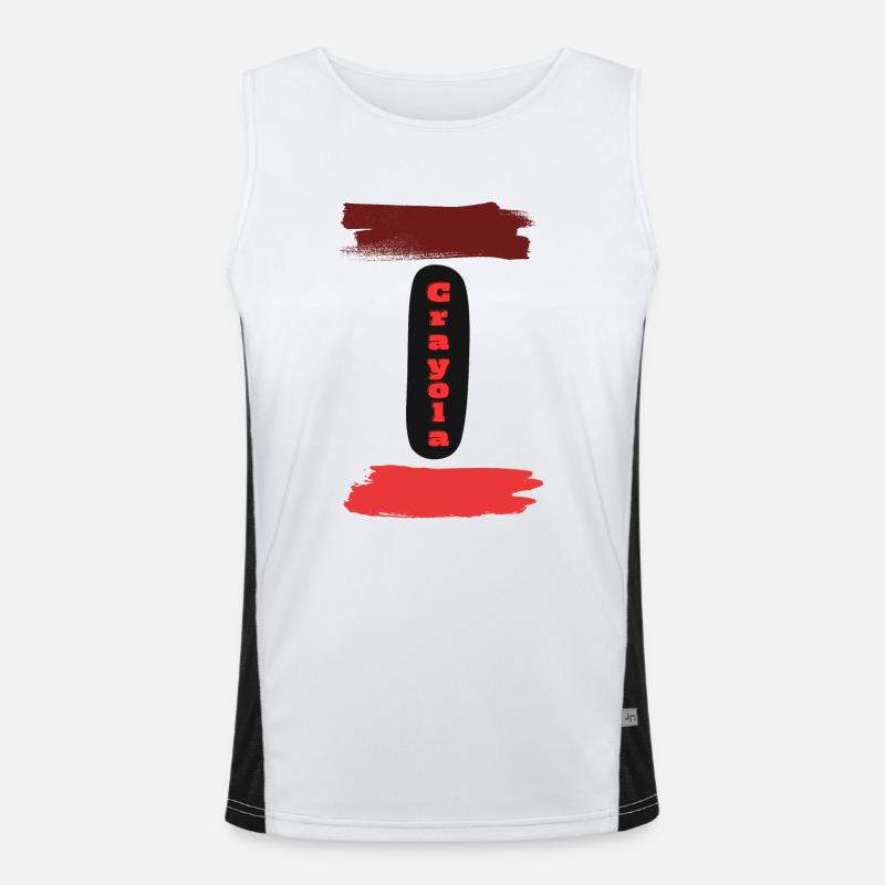 crayola crayon Men's Functional Contrast Tank Top 