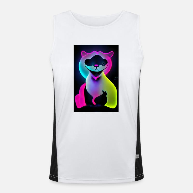 Le chat Débardeur respirant contrasté Homme 