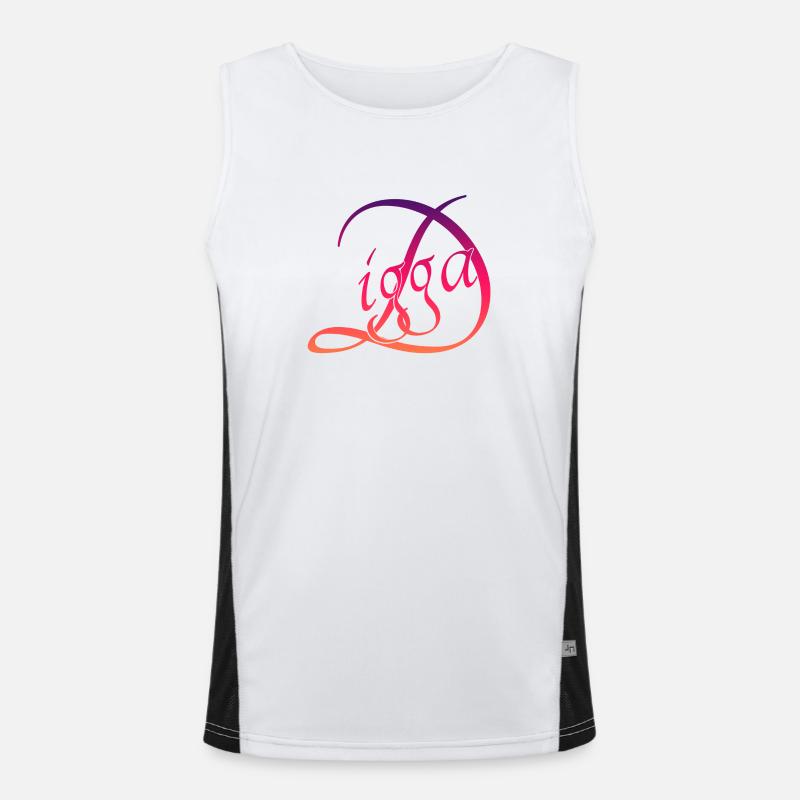 Digga Funktionelles Kontrast-Tank Top für Männer 