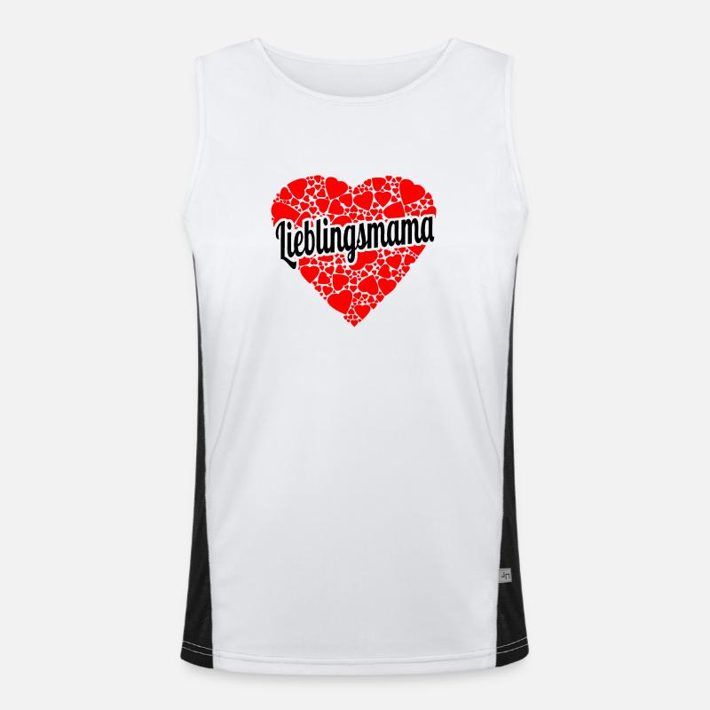 Maman préférée Débardeur respirant contrasté Homme 