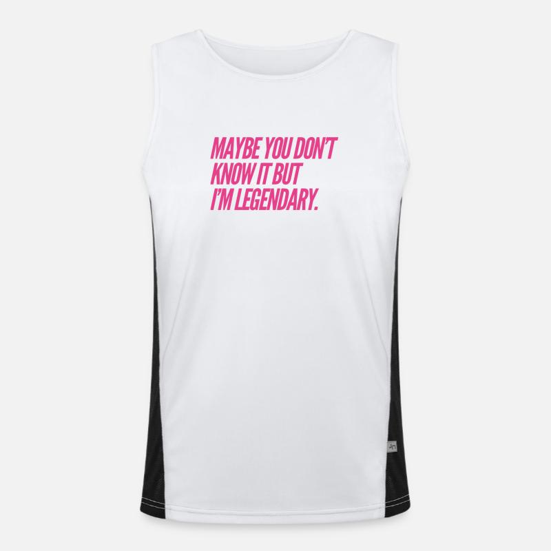 Maybe you dont know it BUT Im legendary NEW Design Funktionelles Kontrast-Tank Top für Männer 