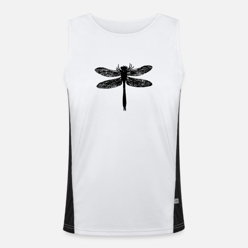 Libelle Funktionelles Kontrast-Tank Top für Männer 