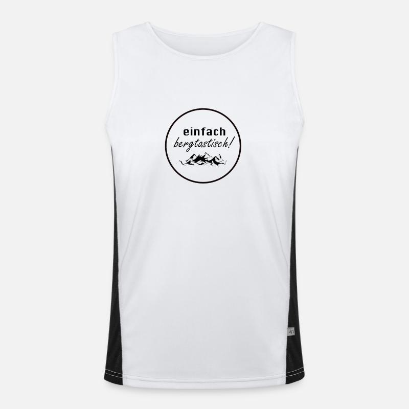 bergtastisch! Funktionelles Kontrast-Tank Top für Männer 