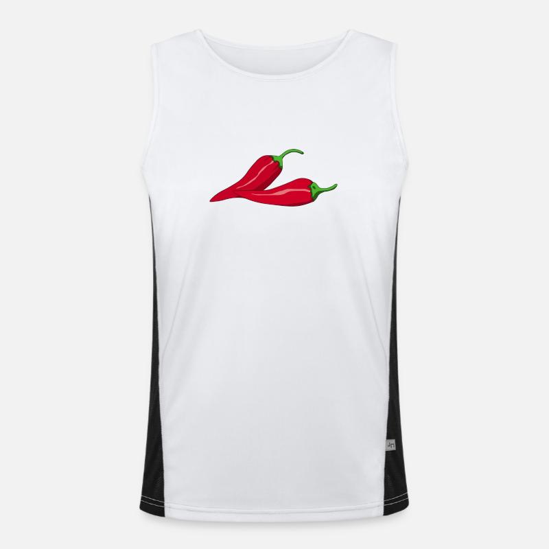 Pepperoni Funktionelles Kontrast-Tank Top für Männer 