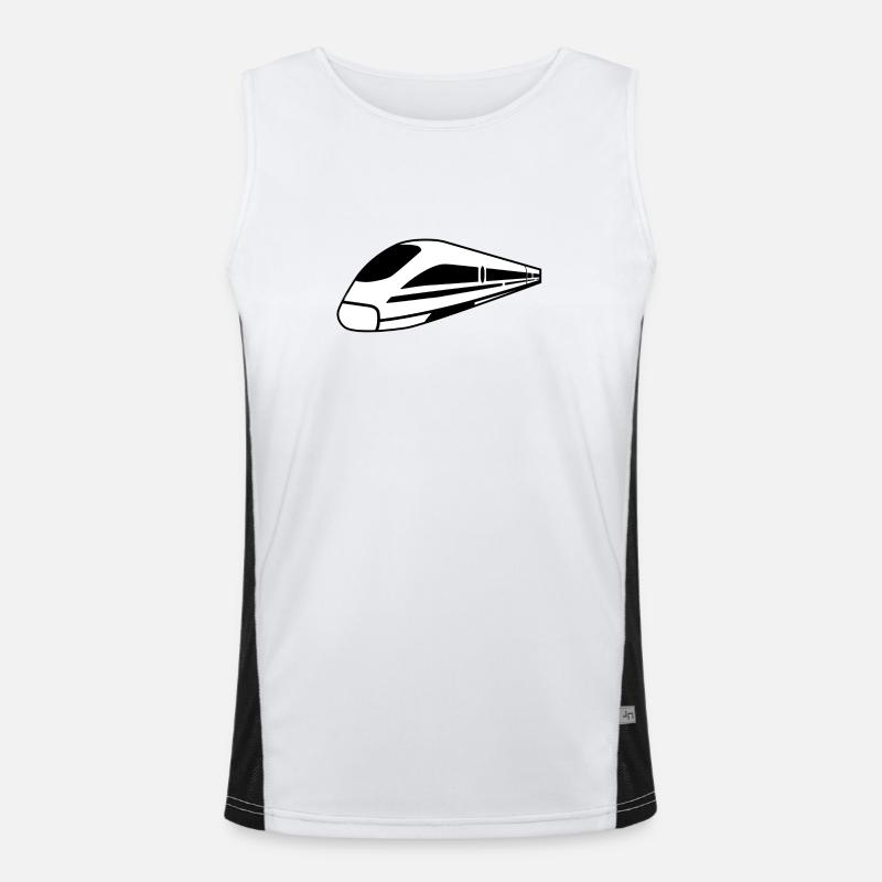 Zug Funktionelles Kontrast-Tank Top für Männer 