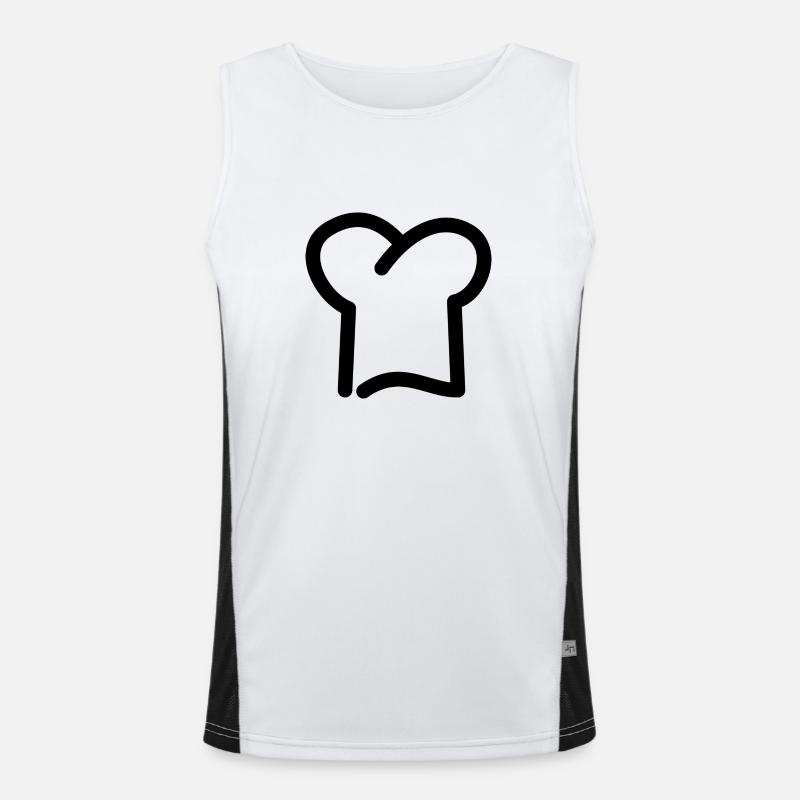 chef's Hat Men's Functional Contrast Tank Top 