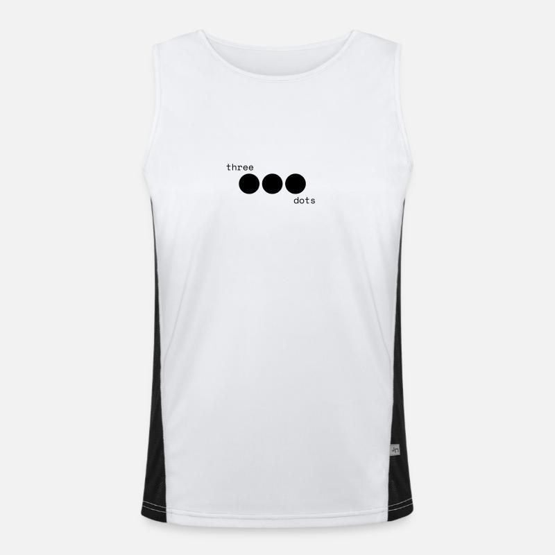 Drie punten Functionele contrasterende tanktop voor mannen 
