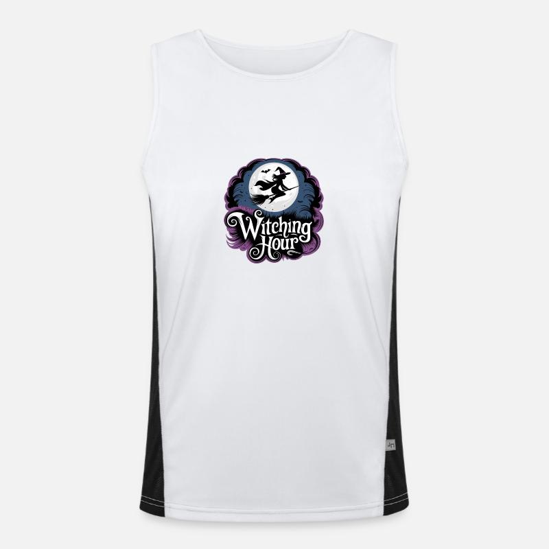 Witch at Full Moon – Witching Hour Men's Functional Contrast Tank Top 