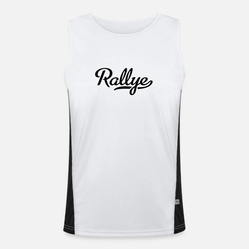 Rallye Funktionelles Kontrast-Tank Top für Männer 