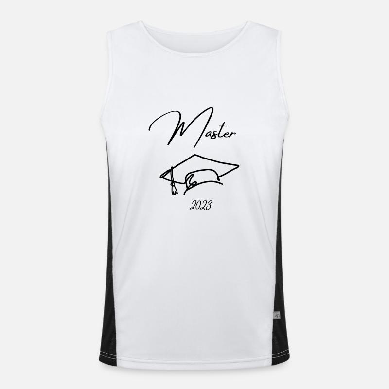 Master 2023 Funktionelles Kontrast-Tank Top für Männer 