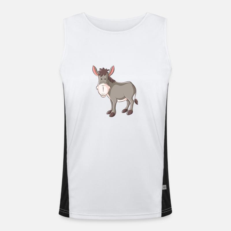 ass Men's Functional Contrast Tank Top 