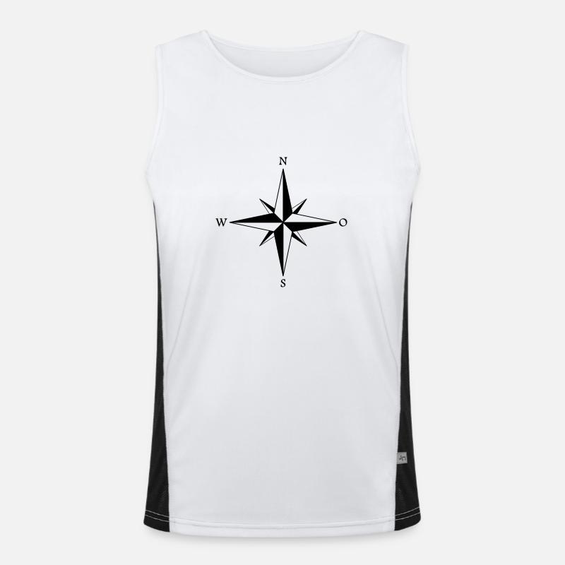 compass Men's Functional Contrast Tank Top 