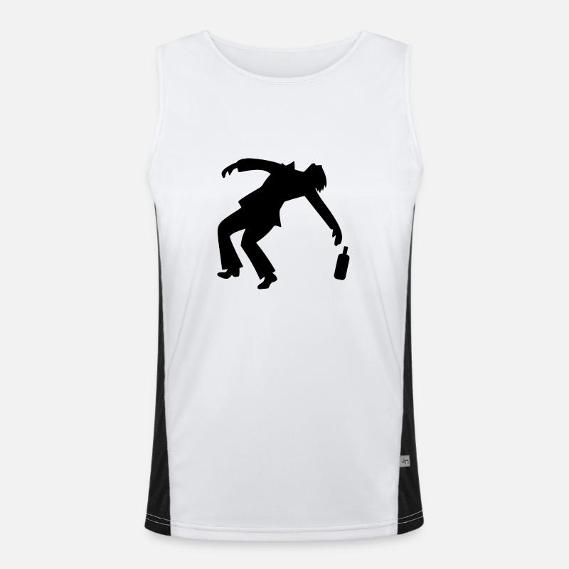Drunk Man Men's Functional Contrast Tank Top 