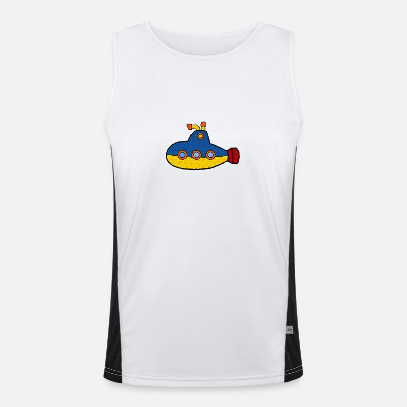 U-Boot Funktionelles Kontrast-Tank Top für Männer 