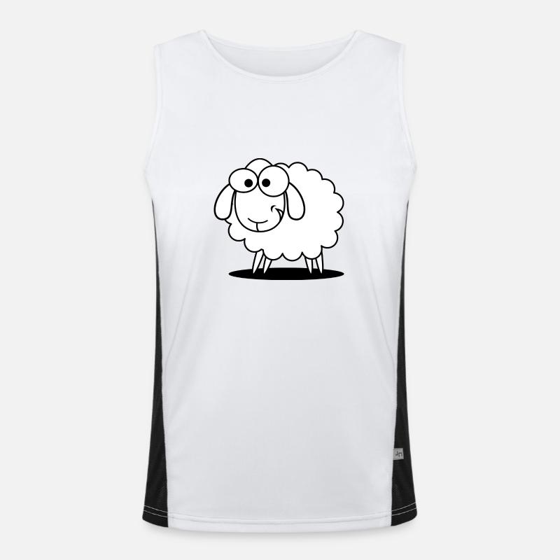Sheep, keep-sheep Men's Functional Contrast Tank Top 
