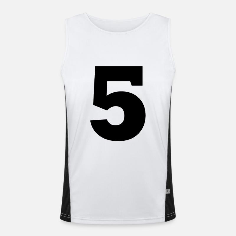 5 Men's Functional Contrast Tank Top 