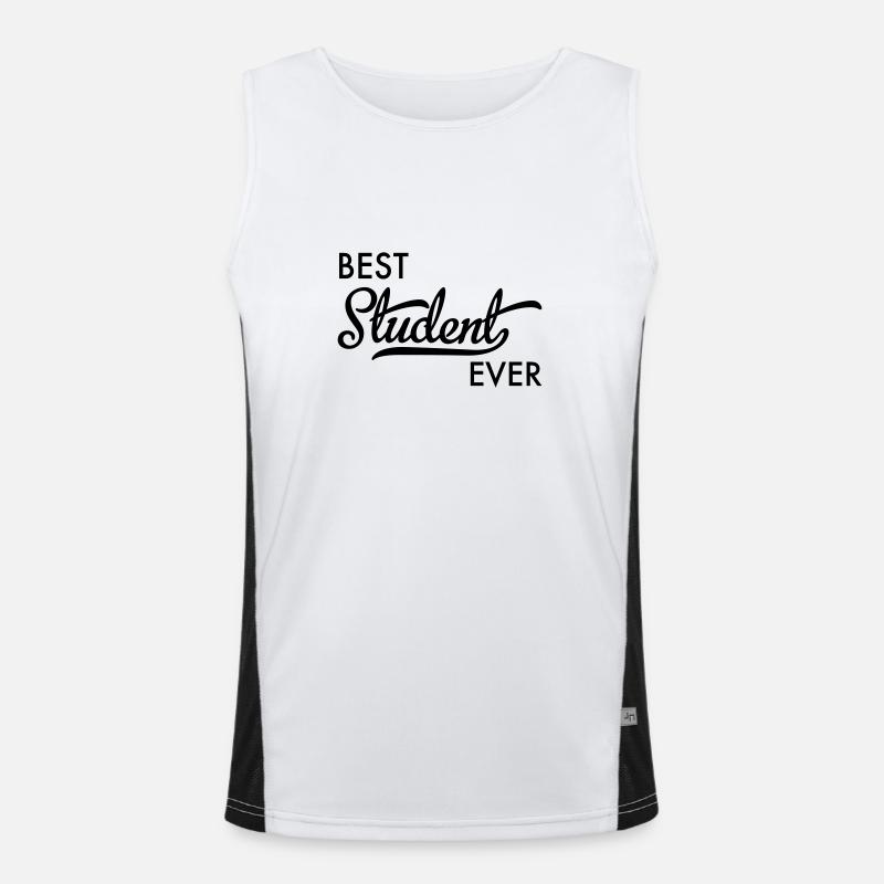 Student Funktionelles Kontrast-Tank Top für Männer 