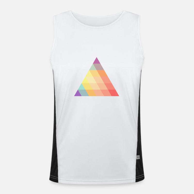 triangle Men's Functional Contrast Tank Top 