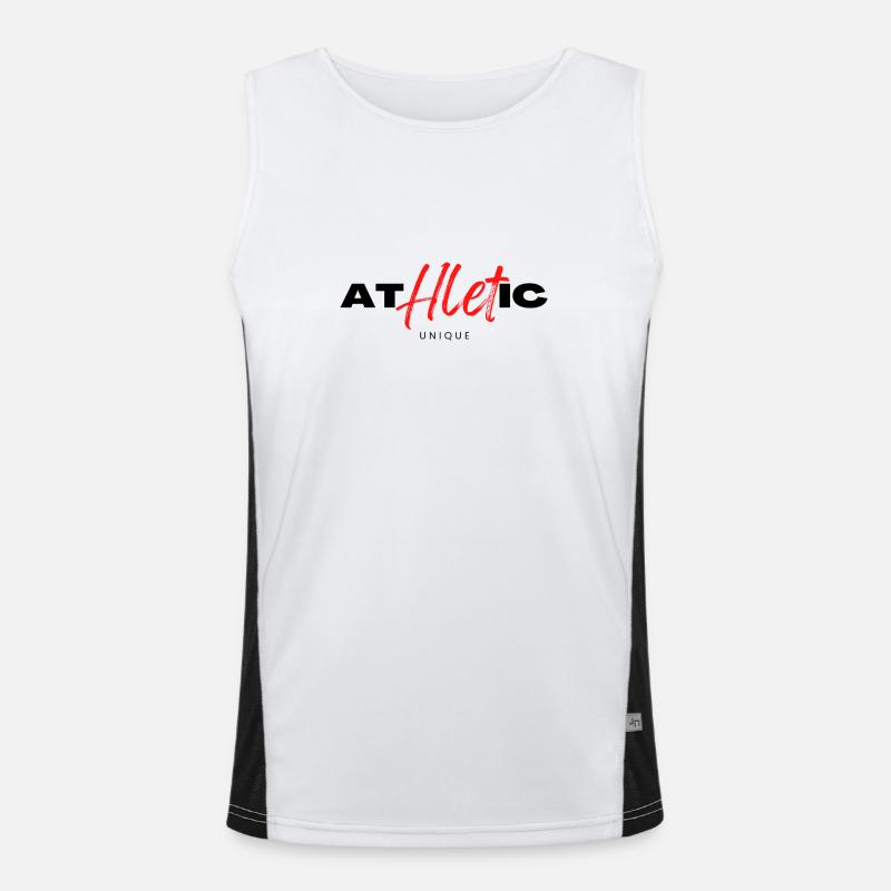 Athletic Unique Men's Functional Contrast Tank Top 