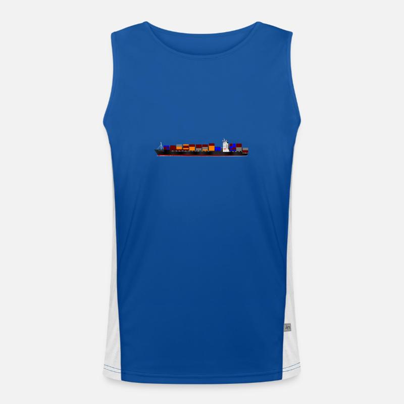 Container Ship Men's Functional Contrast Tank Top 